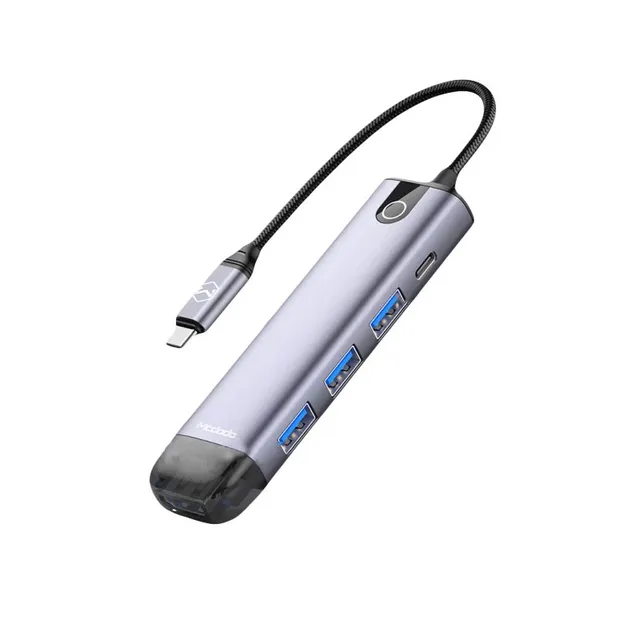 هاب مک دودو McDodo HU- 7750 5 in 1 USB-C